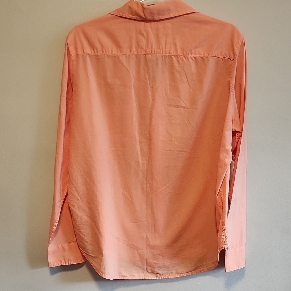 Frank & Eileen Light Peachy Pink Beach Vacation Resort Shirt Designer Luxury Sm - Picture 7 of 9